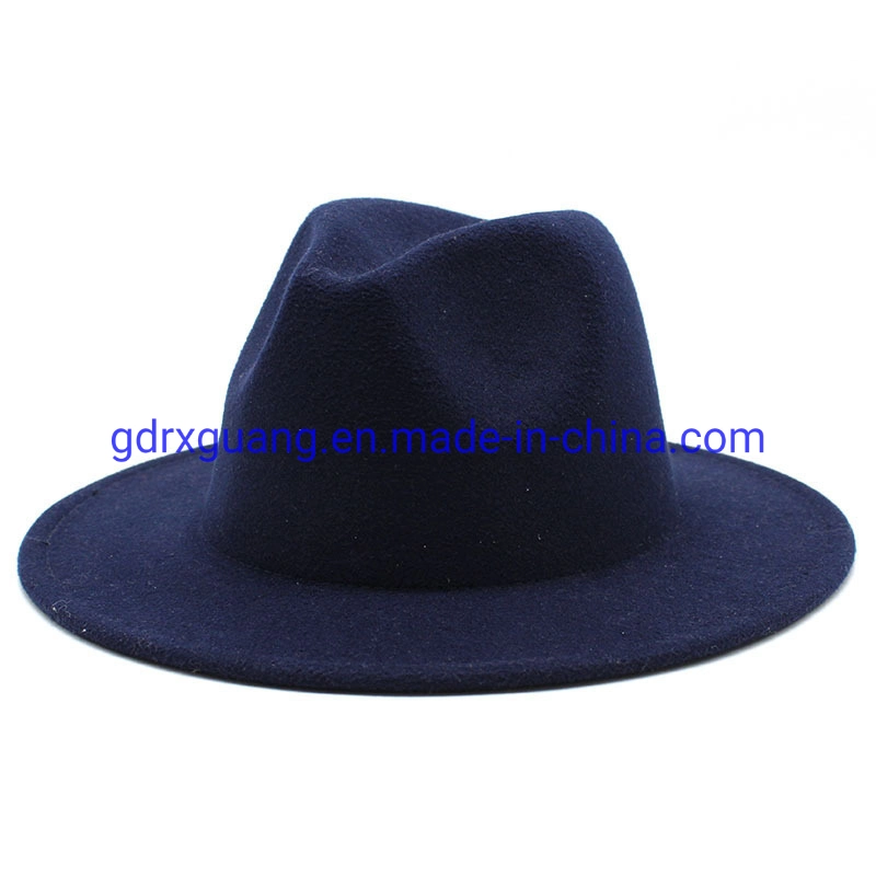 Wholesale Casual Multicolor High Quality Vintage Wide Brim Fedora Hats