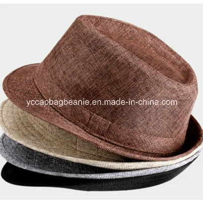 Fashion Leather Cowboy Fedora Hat