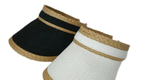 Регулируемые дышащие летние соломенные шляпы с козырьком из рафии и бумажной оплеткой для женщин и мужчин
