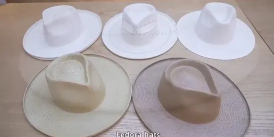 Уличные дышащие бумажные соломенные плетеные соломенные шляпы Fedora Beach Panama соломенной шляпы