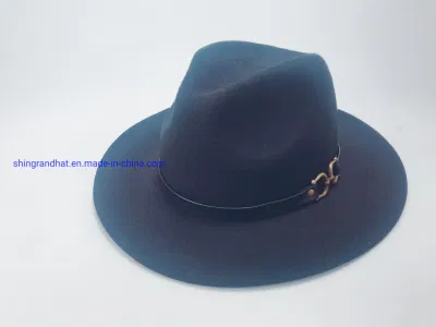 Шляпа из шерстяного фетра Rws с кожаной металлической отделкой